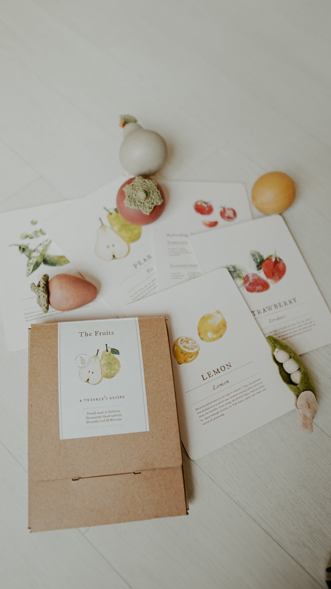 Wooden Fruit and Vegetables Set
