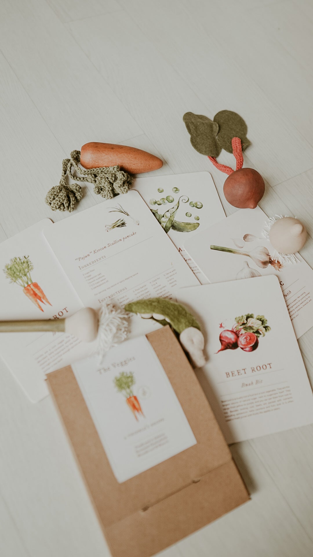 Wooden Fruit and Vegetables Set