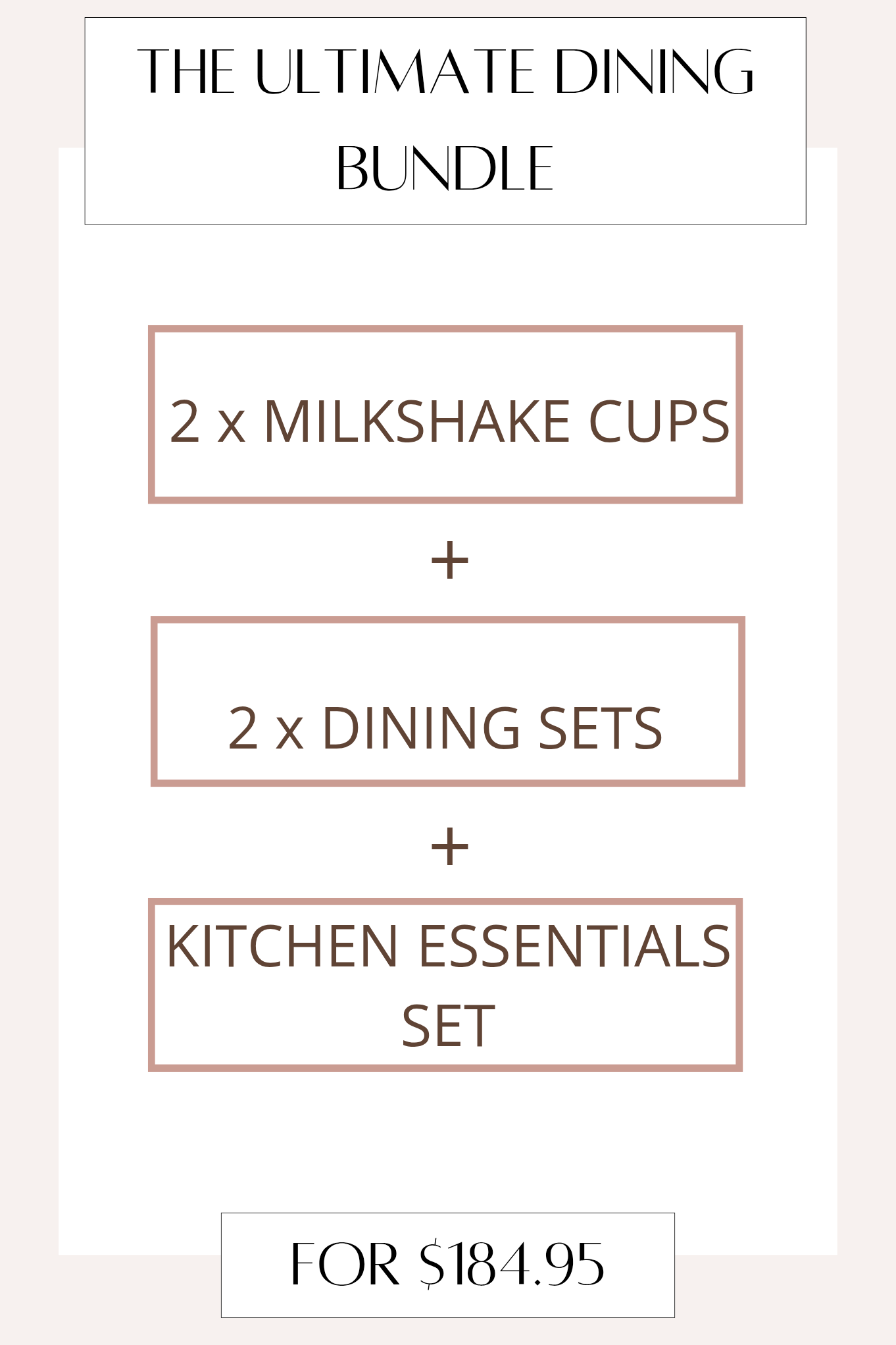 Ultimate Dining Bundle