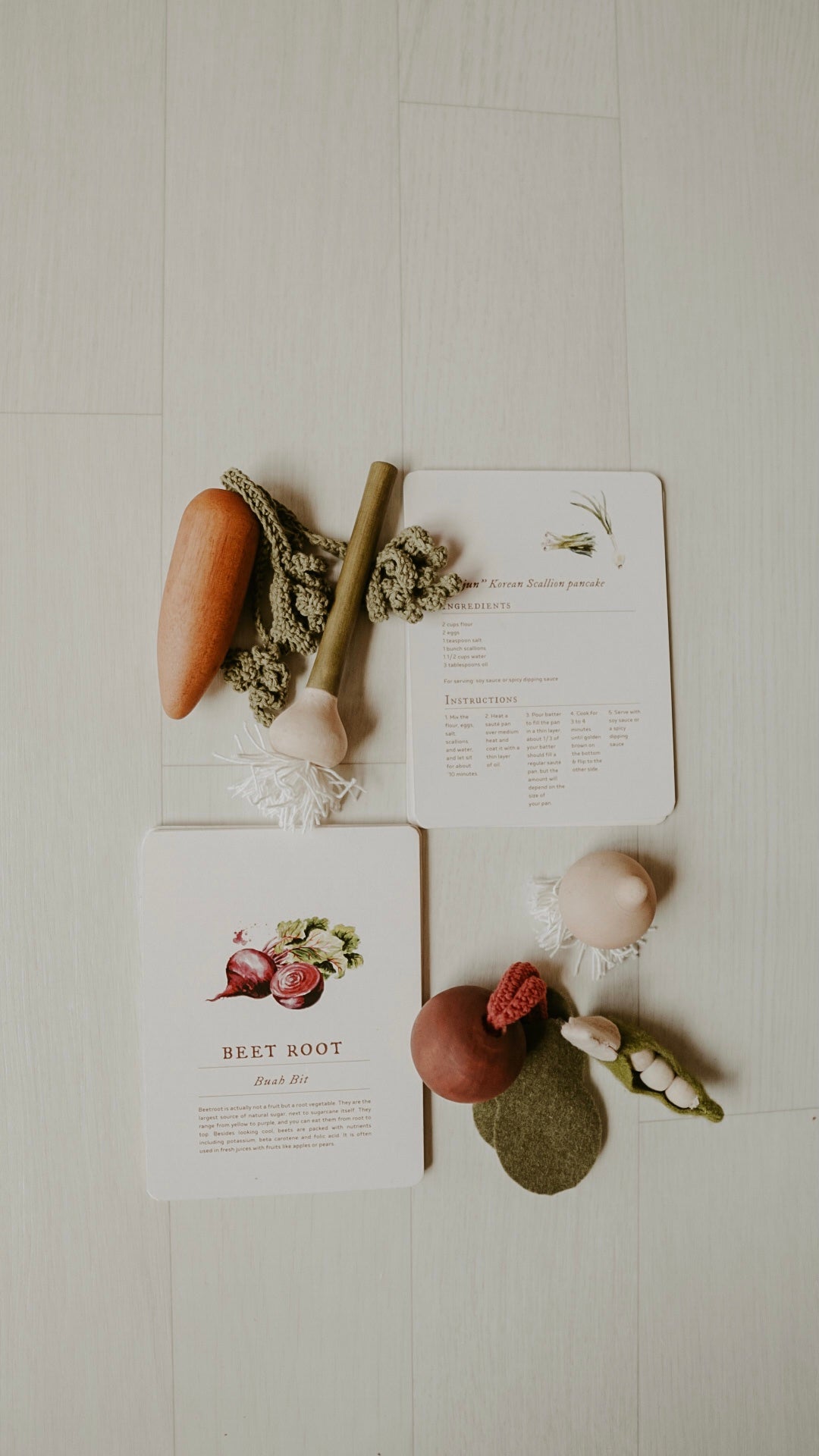 Wooden Fruit and Vegetables Set