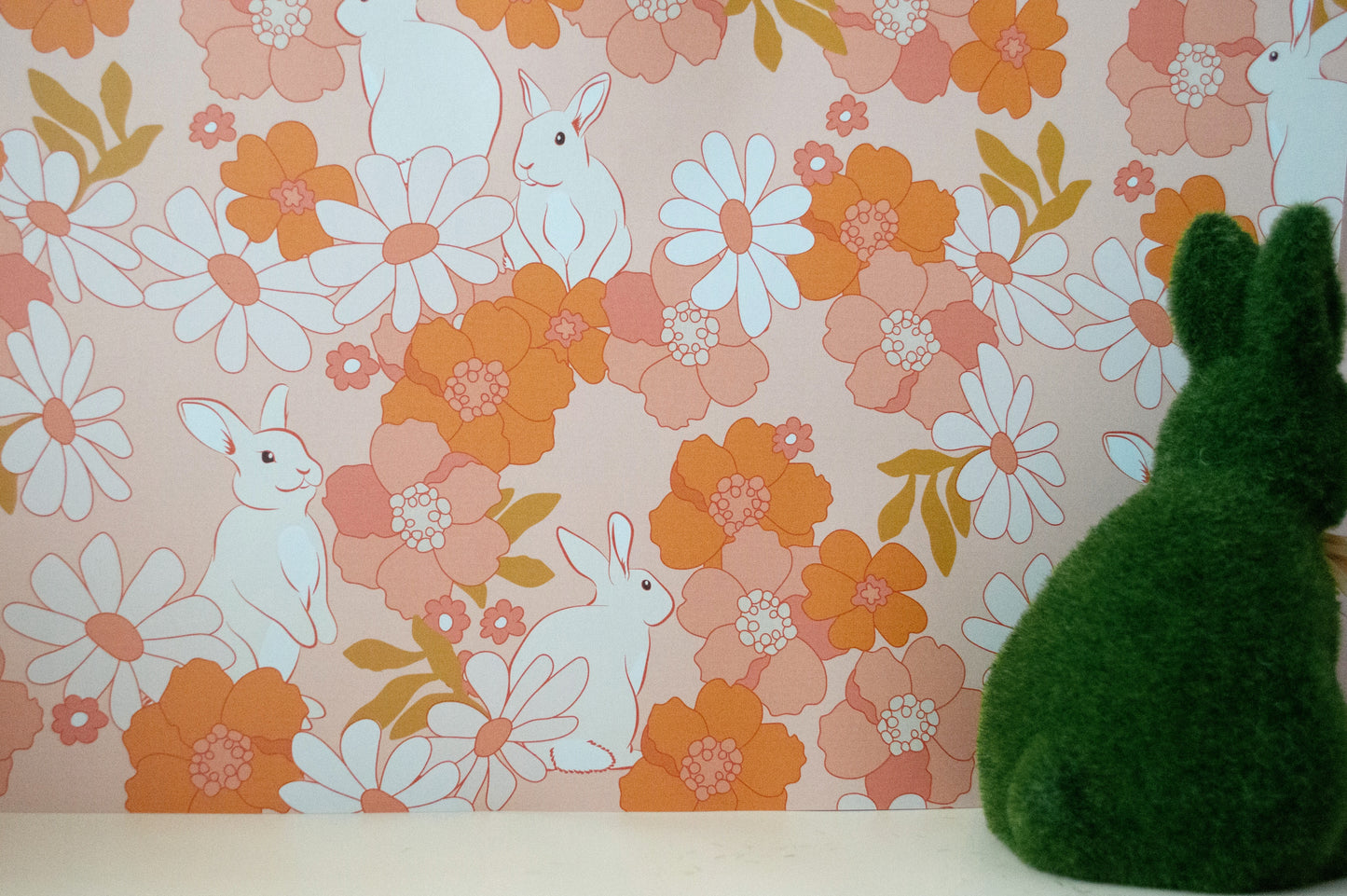 Garden Bunny Wallpaper