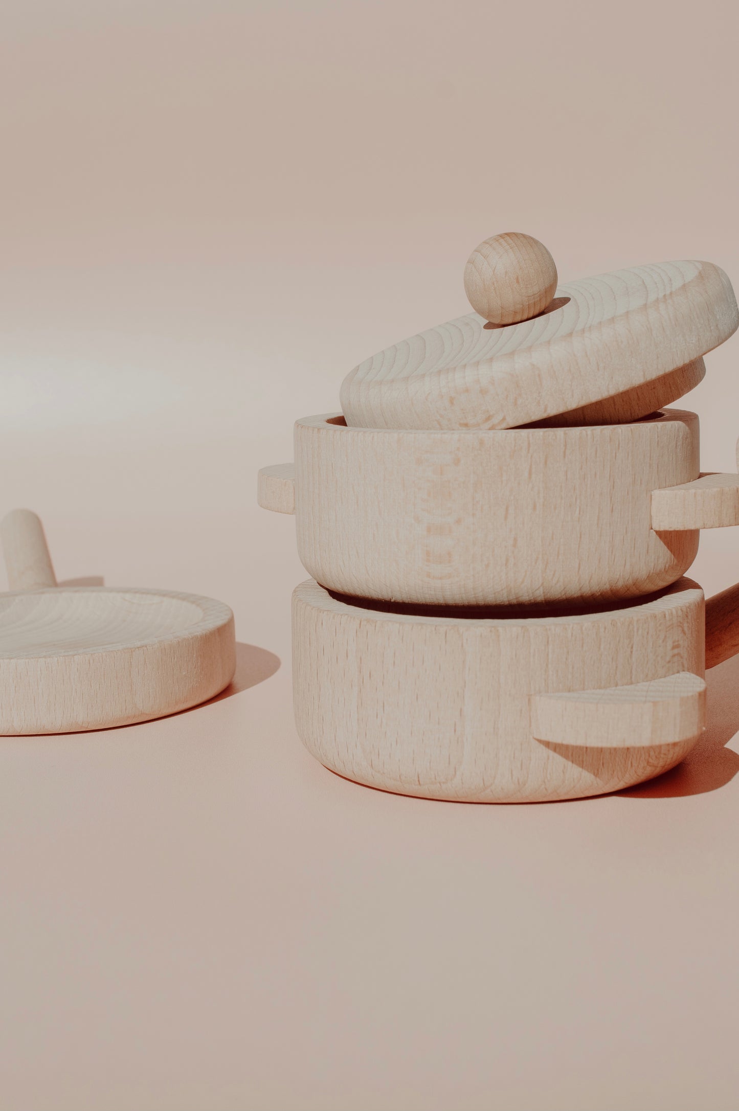 Wooden Pots & Pans Set