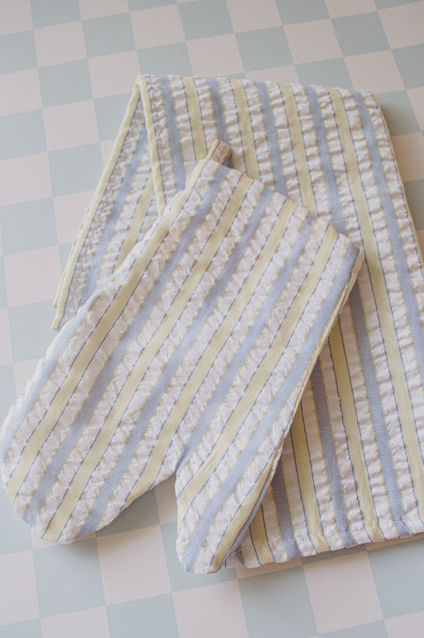 Hamptons Oven Mitt & Tea Towel