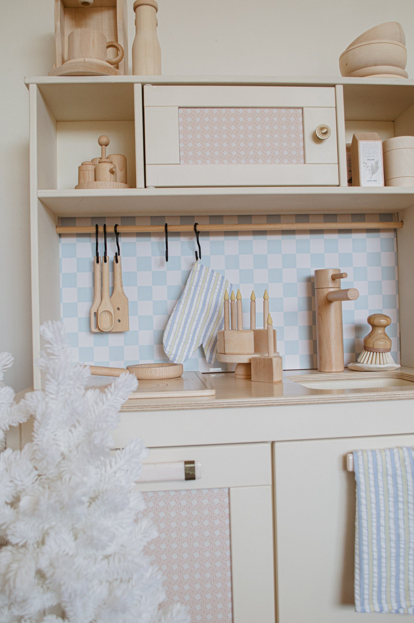 Hamptons Oven Mitt & Tea Towel