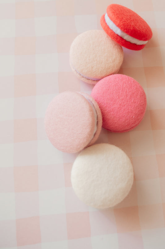 Pink Sherbet Macarons