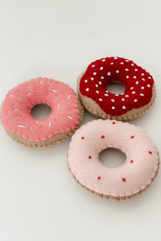 Felt Festive Donuts