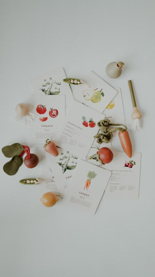 Wooden Fruit and Vegetables Set