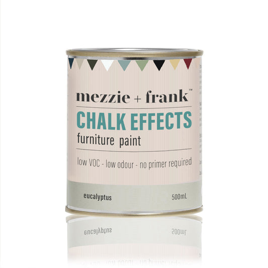 Chalk Effects Furniture Paint Eucalytpus Mezzie + Frank