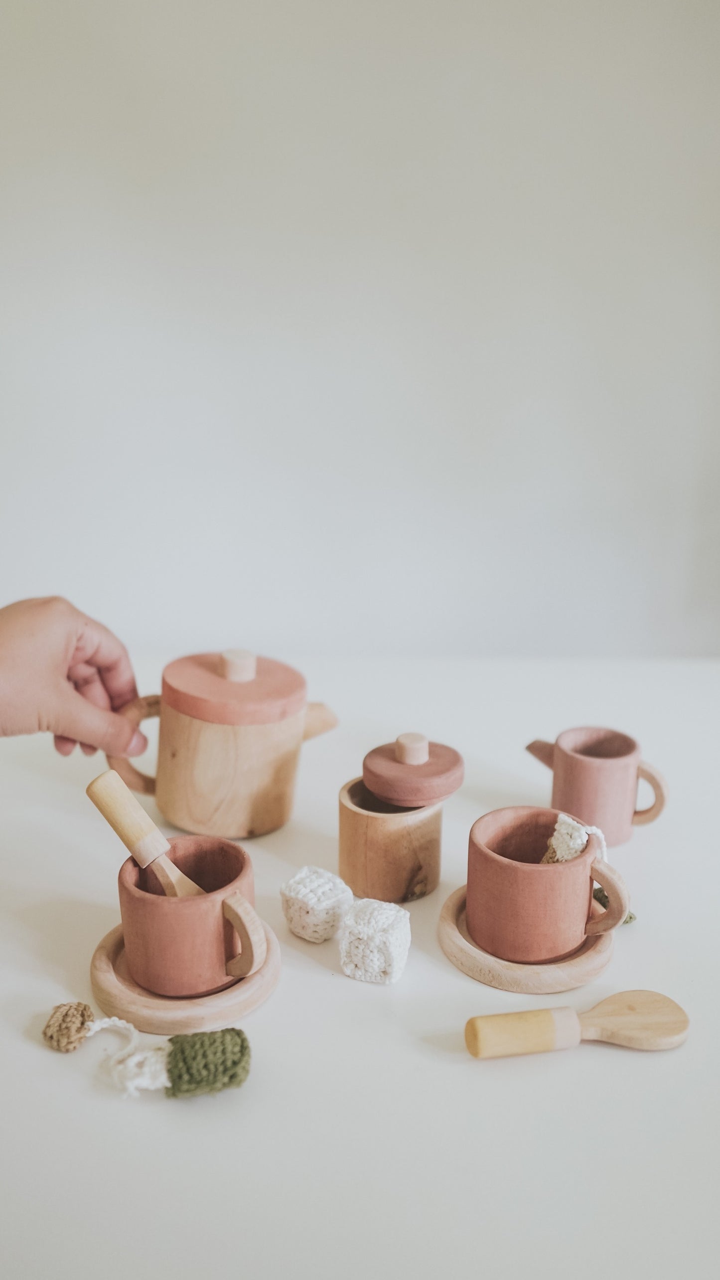 Wooden Tea Set