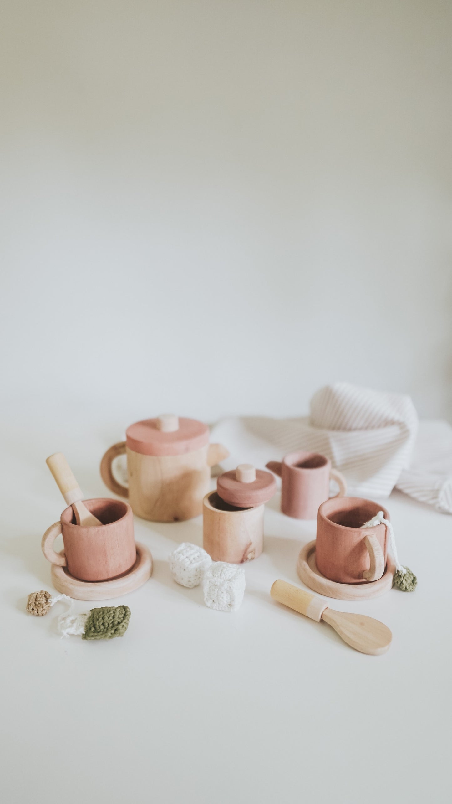 Wooden Tea Set