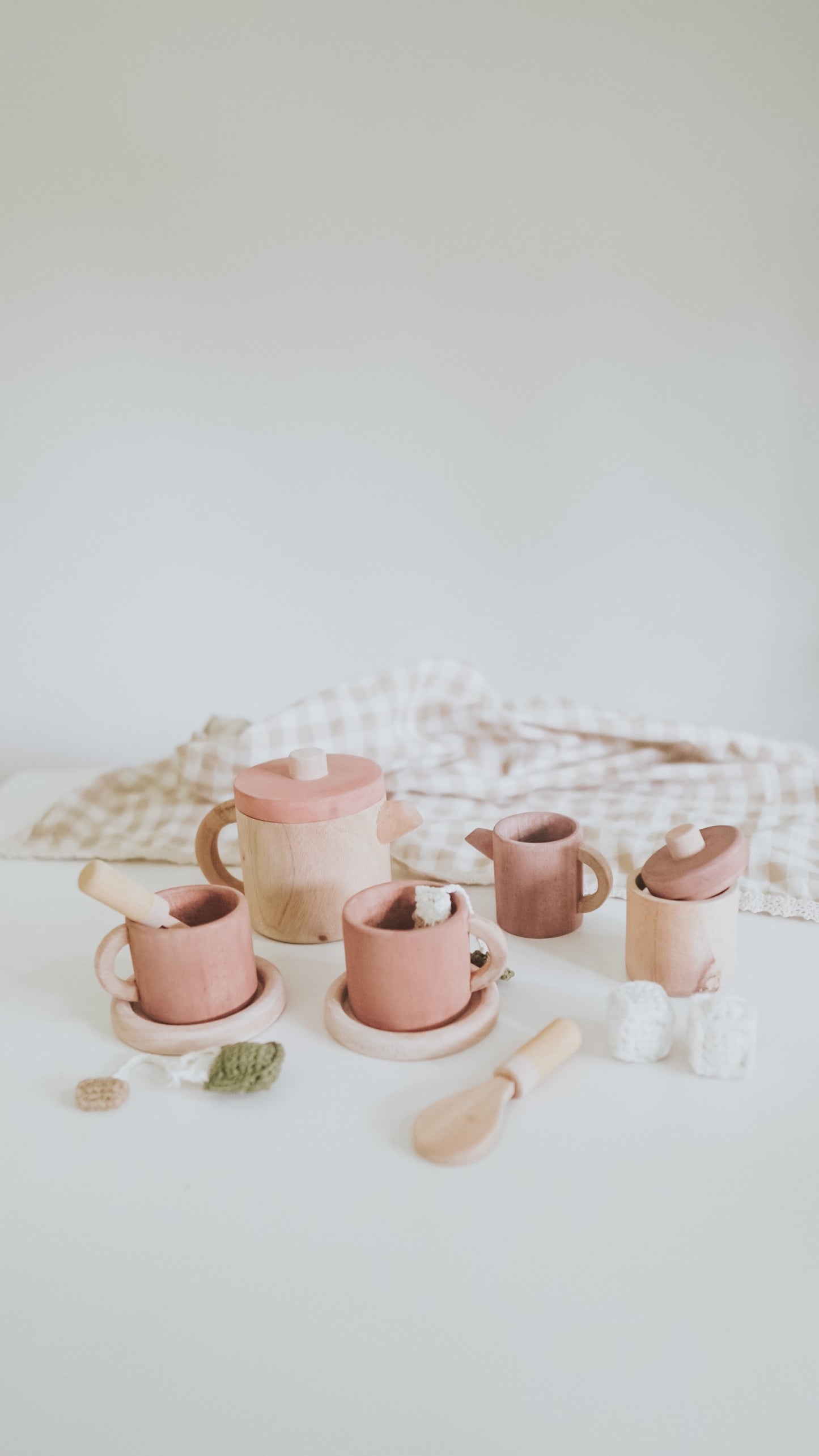 Wooden Tea Set