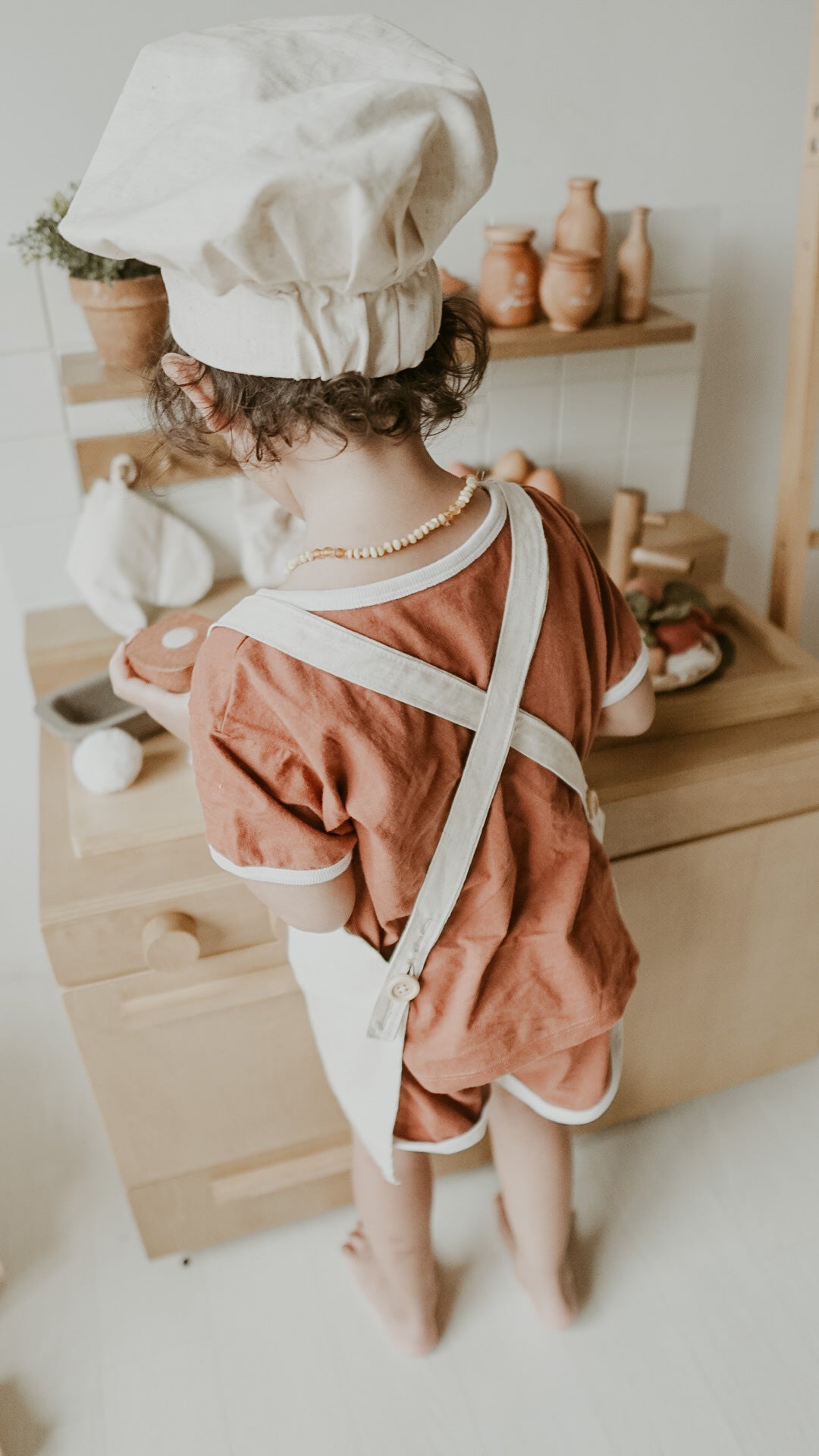 Little Chef's Hat and Apron set