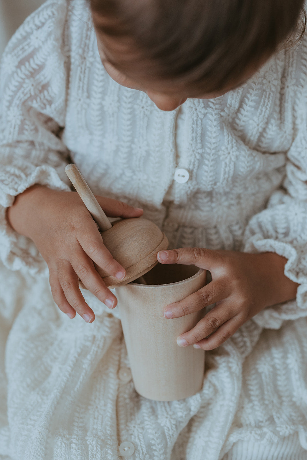 The Wooden Milkshake Cup