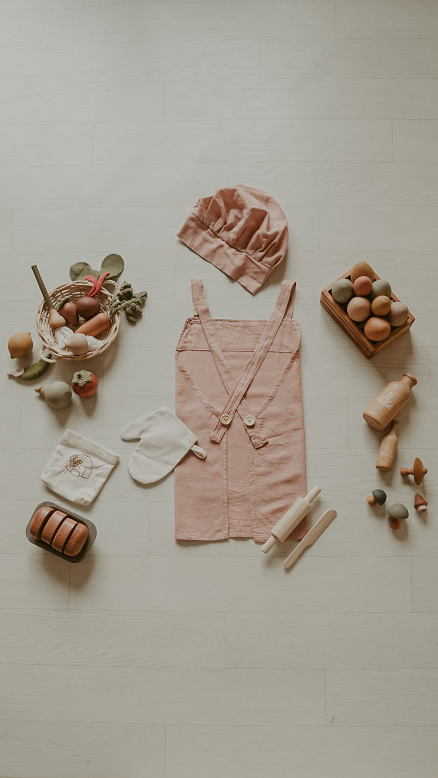Little Chef's Hat and Apron set