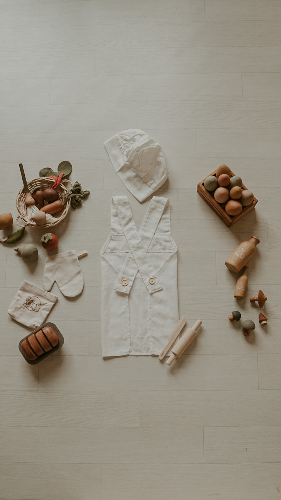 Little Chef's Hat and Apron set