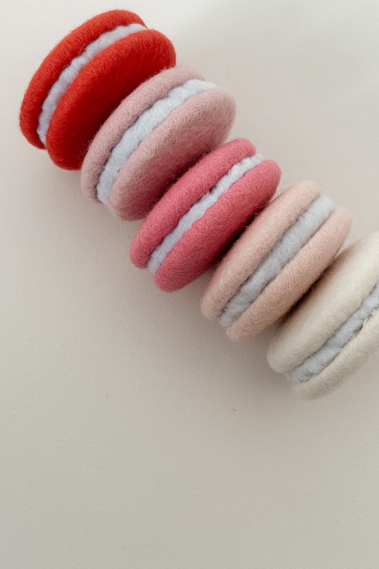 Pink Sherbet Macarons