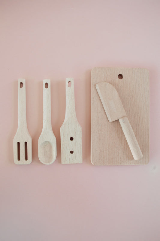 Wooden Utensils Set